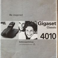 Bedienungsanleitung Gigaset Classic 4010 mit Kurzanleitung, 66 Seiten