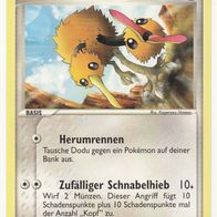 Pokémon Pokemon Karte deutsch 62/112 Dodu Herumrennen Zufälliger Schnabelhieb 2004