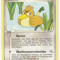 Pokémon Pokemon Karte deutsch 23/112 Porenta Horten Überkreuzschneider 2004