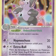 Pokémon Pokemon Karte deutsch 32/107 Groink Hypnoschuss Extra-Ball 2005