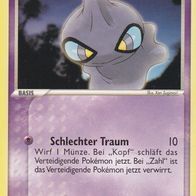 Pokémon Pokemon Karte deutsch 61/108 Shuppet Schlechter Traum 2007