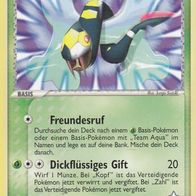 Pokémon Pokemon Karte deutsch 17/95 Vipitis Freundesruf Dickflüssiges Gift 2005