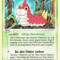 Pokémon Pokemon Karte deutsch 70/92 Waumpel Giftige Abrechnung An den Fäden ziehen