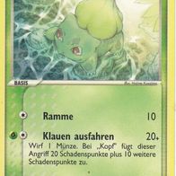 Pokémon Pokemon Karte deutsch 55/112 Bisasam Ramme Klauen ausfahren 2004