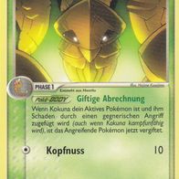 Pokémon Pokemon Karte deutsch 36/112 Kokuna Giftige Abrechnung Kopfnuss 2004