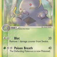 Pokémon Pokemon Karte englisch 40/106 Swalot Blot Poison Breath 2005