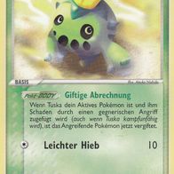 Pokémon Pokemon Karte deutsch 57/100 Tuska Giftige Abrechnung Leichter Hieb 2003