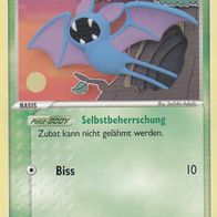 Pokémon Pokemon Karte deutsch 83/107 Zubat Selbstbeherrschung Biss 2005