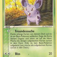 Pokémon Pokemon Karte deutsch 70/112 Nidoran Freundessuche Biss 2004