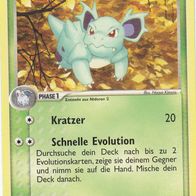 Pokémon Pokemon Karte deutsch 40/112 Nidorina Kratzer Schnelle Evolution 2004