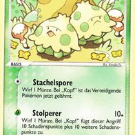 Pokémon Pokemon Karte deutsch 72/107 Knilz Stachelspore Stolperer 2005