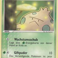 Pokémon Pokemon Karte deutsch 78/100 Knilz Wachstumsschub Giftpuder 2003
