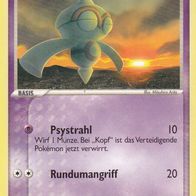 Pokémon Pokemon Karte deutsch 44/108 Puppance Psystrahl Rundumangriff 2007