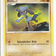 Pokémon Pokemon Karte deutsch 61/130 Riolu Stürmischer Klick 2007