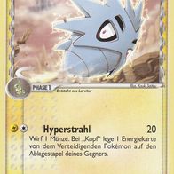 Pokémon Pokemon Karte deutsch 59/101 Pupitar Hyperstrahl 2007