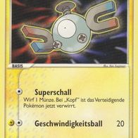 Pokémon Pokemon Karte deutsch 68/112 Magnetilo Superschall Geschwindigkeitsball 2004