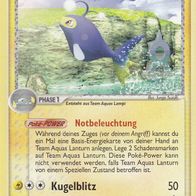 Pokémon Pokemon Karte deutsch 28/95 Lanturn Notbeleuchtung Kugelblitz 2005