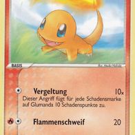 Pokémon Pokemon Karte deutsch 48/100 Glumanda Vergeltung Flammenschweif 2006