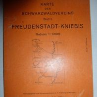 Schwarzwald Wanderkarte Blatt 5, Freudenstadt - Kniebis, Karte des Schwarzwaldvereins