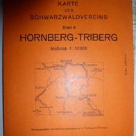 Schwarzwald Wanderkarte Blatt 8, Hornberg - Triberg, Karte des Schwarzwaldvereins
