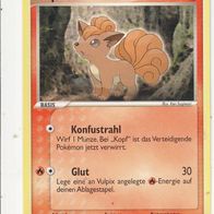 Pokémon Pokemon Karte deutsch 69/108 Vulpix Konfustrahl Glut 2007