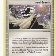 Pokémon Pokemon Karte deutsch 76/101 Trainer Insel-Eremit Unterstützer 2007