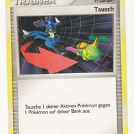 Pokémon Pokemon Karte deutsch 119/130 Trainer Tausch 2007