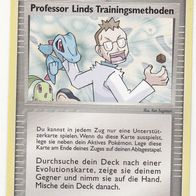 Pokémon Pokemon Karte deutsch 79/101 Professor Linds Trainingsmethoden 2007