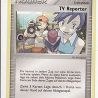Pokémon Pokemon Karte deutsch 82/101 TV Reporter Unterstützer 2007