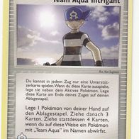 Pokémon Pokemon Karte deutsch 69/95 Trainer Team Aqua Intrigant Unterstützer 2005