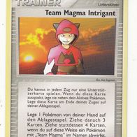 Pokémon Pokemon Karte deutsch 70/95 Trainer Team Magma Intrigant 2005