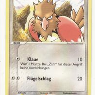 Pokémon Pokemon Karte deutsch 81/112 Habitak Klaue Flügelschlag 2004
