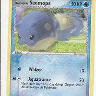 Pokémon Pokemon Karte deutsch 57/95 Seemops Team Aquas Walzer Aquatrance 2005