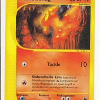 Pokémon Pokemon Karte deutsch 98/144 Schneckmag Tackle Glühendheiße Lava 2003