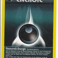 Pokémon Pokemon Karte deutsch 104/111 Energie Finsternis-Energie 1995-2001 Gamefreak
