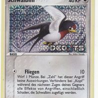 Pokemon Karte deutsch 80/107 Schwalbini Fliegen EX DEOXYS Holo 2005