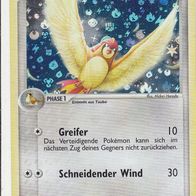 Pokemon Karte deutsch 45/112 Tauboga Greifer Schneidender Wind Holo 2004