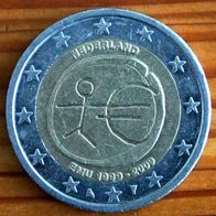 2 Euro Niederlande 2009 "10 Jahre WWU" - Umlaufmünze