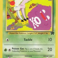 Pokemon Karte 58/82 englisch Non Holo Koffing Tackle Poison Gas
