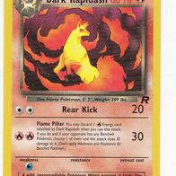 Pokemon Karte 44/82 englisch Non Holo Dark Rapidash Rear Kick