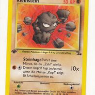Pokemon Karte 47/62 deutsch 1. Edition Non Holo Kleinstein Steinhagel