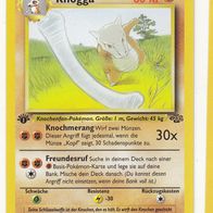 Pokemon Karte 39/64 deutsch Non Holo Knogga Knochmerang Freundesruf