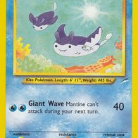 Pokemon Karte 74/105 englisch Non Holo Mantine Giant Wave