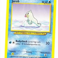 Pokemon Karte 81/105 deutsch Non Holo Jurob Bodycheck