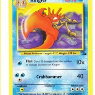 Pokemon Karte 38/62 englisch Non Holo Kingler Flail Crabhammer