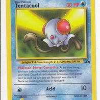 Pokemon Karte 56/62 englisch Non Holo Tentacool Cowardice Acid 1999