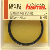 37,0 mm Hama 87237 Effekt-Filter Gitter 6X