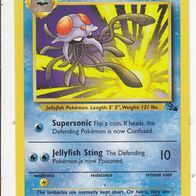 Pokemon Karte 44/62 englisch Non Holo Tentacruel Supersonic Jellyfish Sting 1999