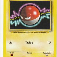 Pokemon Karte 67/102 deutsch Non Holo Voltobal Tackle 1999