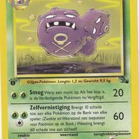 Pokemon Karte 45/62 Weezing 1 Editie Edition 1 niederländisch Non Holo NL Dutch 2000
